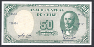 50 Pesos 1970  P 126-b2  UNC