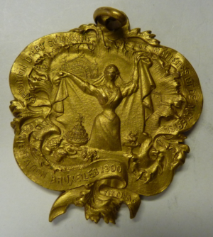 Medal Cooking & Fooding Exposition de Matiers, Brussel 1900