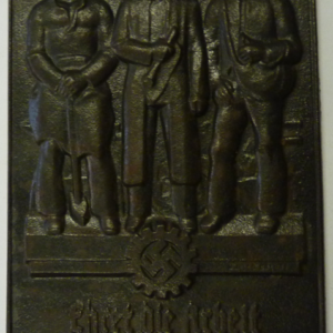 Plaquette Deutsche Arbeitsfront 1914-1918