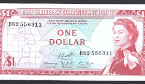 1 Dollar 1965  P 13-g  Grenada  UNC