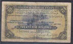 10 Piastres 31-5-1948  P 10-d  FR