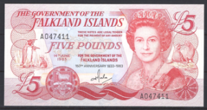 5 Pounds 14-6-1983 P 12-a UNC