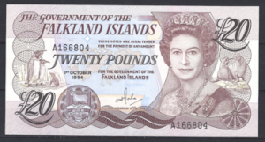 20 Pounds 1984 P 15-a UNC