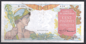 100 Piastres 1949-54 P 82-b ZFR