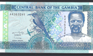 25 Dalasis 1996  P 18-a  aUNC