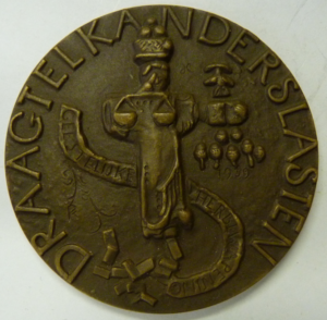 Jaarpenning Ver. van Penningkunst, Geestelijke Herbewapening 1939