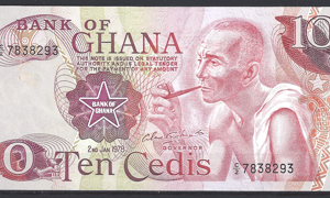 10 Cedis 2-1-1978  P 16-f  UNC