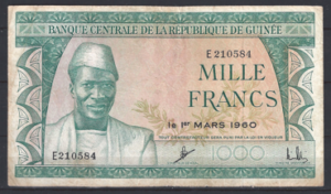 1.000 Francs 1960 P 15-a FR