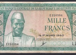 1.000 Francs 1960  P 15-a  FR