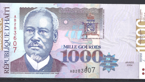 1.000 Gourdes 2004 P 278-b UNC