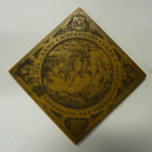 Penning "Hulde aan Oranje" Prins Maurits en Koning Willem II 1910