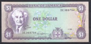 1 Dollar 1-7-1989 P 68A-c PR/XF