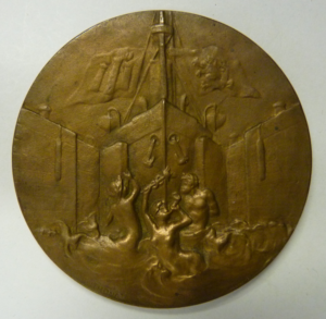 Medal Inhuldiging Royerssluis bij Antwerpen 1907