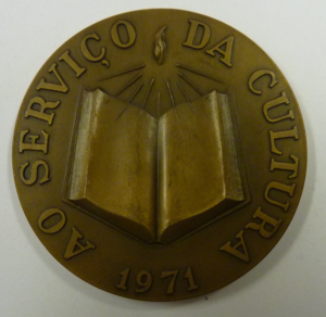 Medal Livraria Portugal 1941 - AO Servico da Cultura 1971