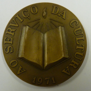 Medal Livraria Portugal 1941 - AO Servico da Cultura 1971