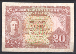 20 Cents 1941 P 9-a FR+