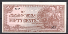 Fifty Cents 1942 P M4-b UNC