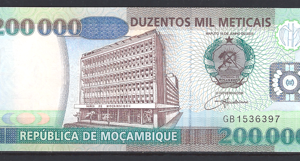 200.000 Meticais 16-6-2003  P 141  UNC