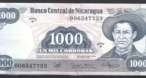 1.000 Cordobas 1987  P 145  PR/XF