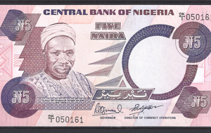5 Naira 1984  P 24-e  UNC