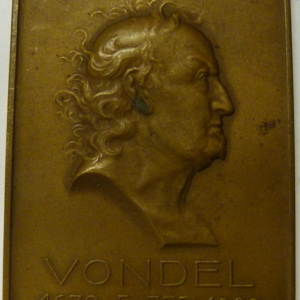 Plaquette Joost van den Vondel 1679-1929