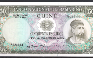 50 Escudos 1971 P 44-a3 UNC