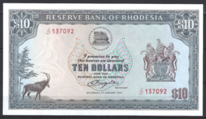 10 Dollars 2-1-1979  P 41  UNC