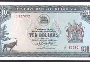 10 Dollars 2-1-1979  P 41  UNC