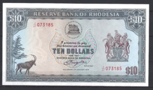 10 Dollars 2-1-1979 P 41  aUNC