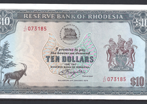 10 Dollars 2-1-1979 P 41  aUNC