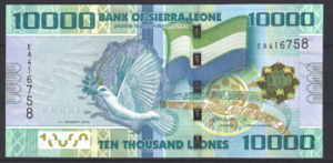 10.000 Leones 2013  P 33-b  UNC