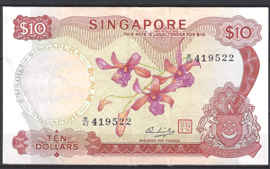 10 Dollars 1973 P 3-d PR/XF