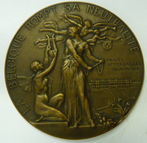 Medal Traite de Versailles 28 juni 1919