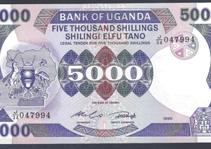 5.000 Shilingi 1986  P 24-b  UNC