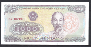 1.000 Dong 1988 P 106-a1 UNC