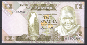 2 Kwacha 1980 P 24-a UNC