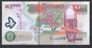 1.000 Kwacha 2003 P 44-a UNC