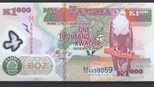 1.000 Kwacha 2003 P 44-a UNC