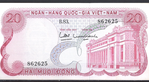 20 Dong 1969  P 24-a  UNC