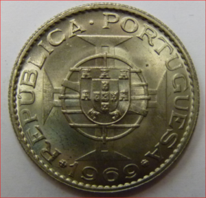 10.00 Escudos 1969  KM 79  BU