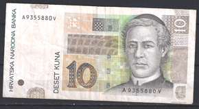 10 Dinara 2012  P 38-b  FR