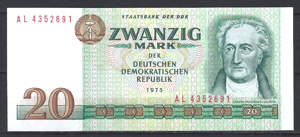 20 Mark 1975  P 29-b  UNC-