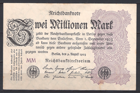 2.000.000 Mark aug. 1923 P 104-c PR/XF+