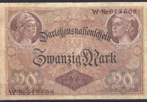 20 Mark 1914  P 48-a  FR