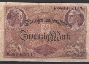 20 Mark 1914  P 48-b  FR