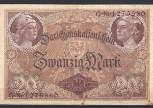 20 Mark 1914  P 48-b  ZFR