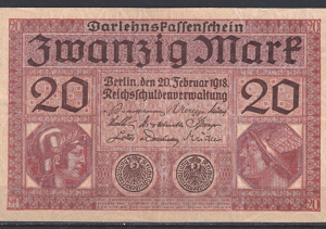 20 Mark 1918  P 57  PR/XF