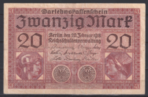 20 Mark 1918 P 57 ZFR-