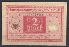 2 Mark 1920 P 59 UNC