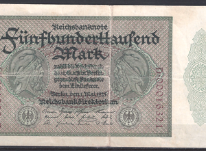 500.000 Mark 1923  P 88-a  FR-